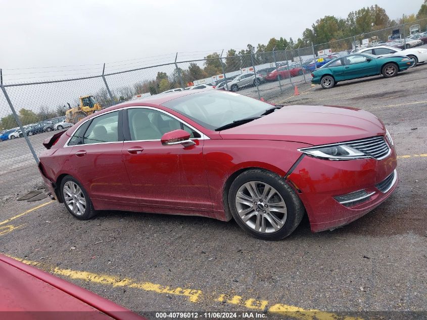 2013 Lincoln Mkz Hybrid VIN: 3LN6L2LU2DR826099 Lot: 40796012