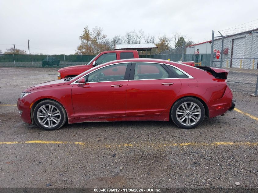 2013 Lincoln Mkz Hybrid VIN: 3LN6L2LU2DR826099 Lot: 40796012