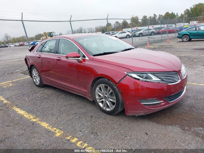 2013 Lincoln Mkz Hybrid VIN: 3LN6L2LU2DR826099 Lot: 40796012