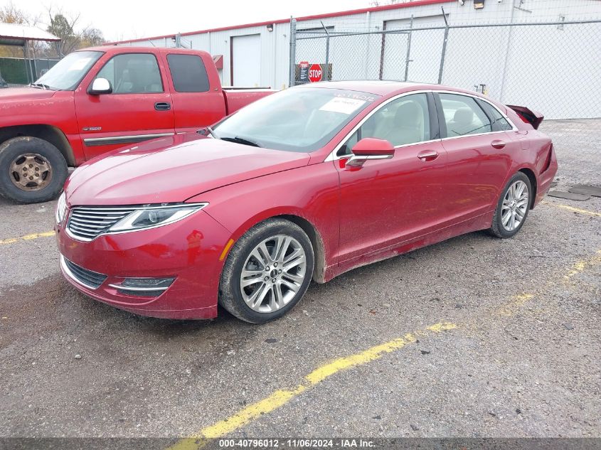 2013 Lincoln Mkz Hybrid VIN: 3LN6L2LU2DR826099 Lot: 40796012