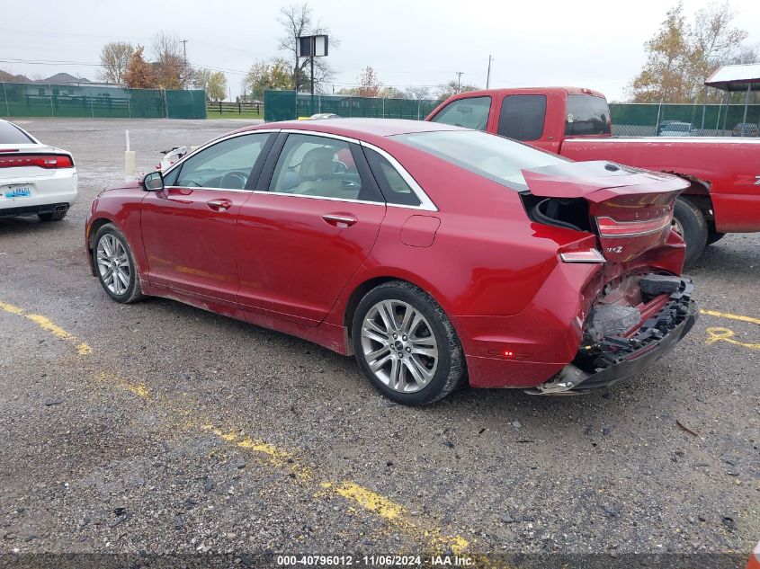 2013 Lincoln Mkz Hybrid VIN: 3LN6L2LU2DR826099 Lot: 40796012