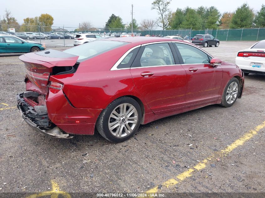 2013 Lincoln Mkz Hybrid VIN: 3LN6L2LU2DR826099 Lot: 40796012