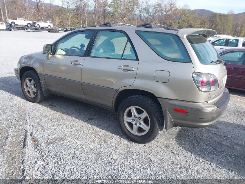 2001 Lexus Rx 300 VIN: JTJHF10U910191474 Lot: 40796026