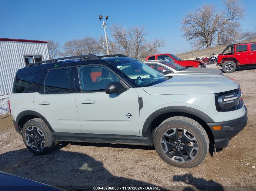 2022 Ford Bronco Sport Outer Banks VIN: 3FMCR9C67NRD43754 Lot: 40796053