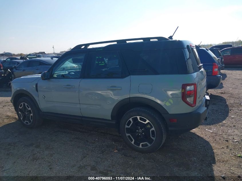 2022 Ford Bronco Sport Outer Banks VIN: 3FMCR9C67NRD43754 Lot: 40796053