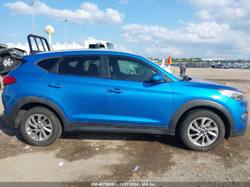 2016 Hyundai Tucson Se VIN: KM8J33A48GU114311 Lot: 40796061