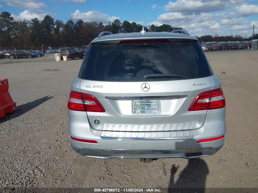 2012 Mercedes-Benz Ml 350 4Matic VIN: 4JGDA5HB9CA021523 Lot: 40796072