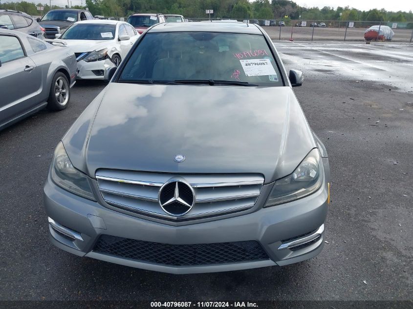 2012 Mercedes-Benz C 250 Luxury/Sport VIN: WDDGF4HB2CF890177 Lot: 40796087