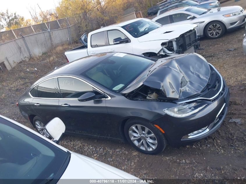 2015 Chrysler 200 C VIN: 1C3CCCCBXFN714365 Lot: 40796118