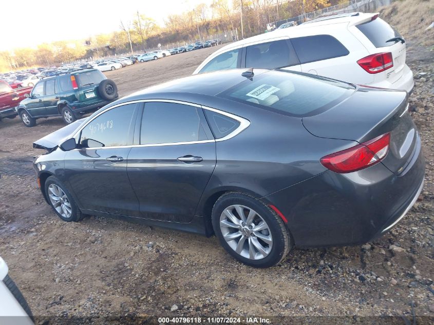 2015 Chrysler 200 C VIN: 1C3CCCCBXFN714365 Lot: 40796118