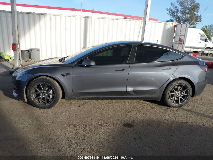 2023 Tesla Model 3 Rear-Wheel Drive VIN: 5YJ3E1EA7PF431744 Lot: 40796119