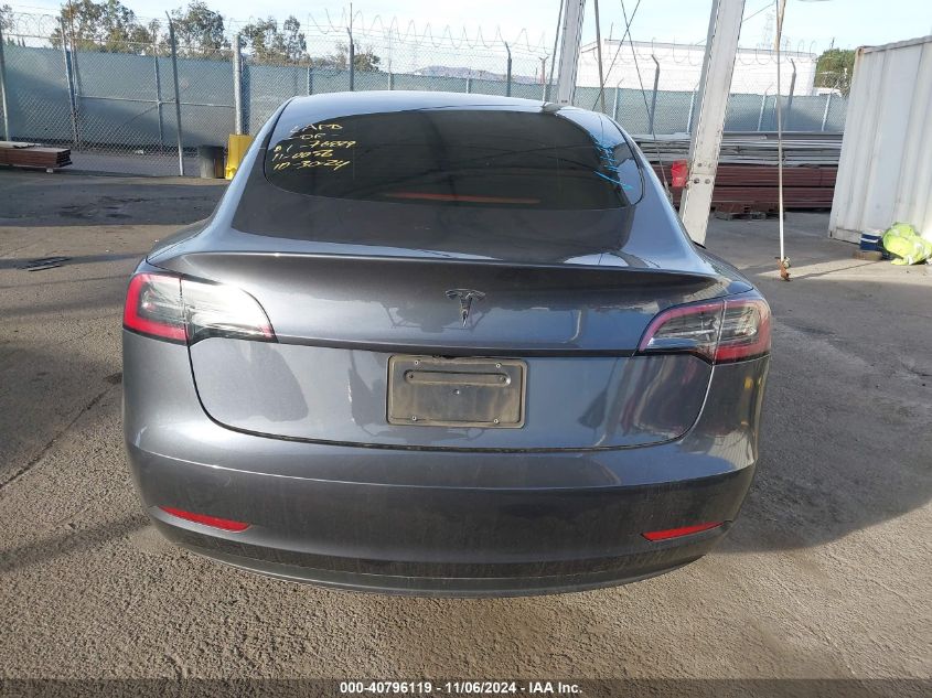 2023 Tesla Model 3 Rear-Wheel Drive VIN: 5YJ3E1EA7PF431744 Lot: 40796119