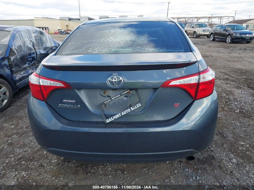 2014 Toyota Corolla S Plus VIN: 2T1BURHE0EC160832 Lot: 40796166