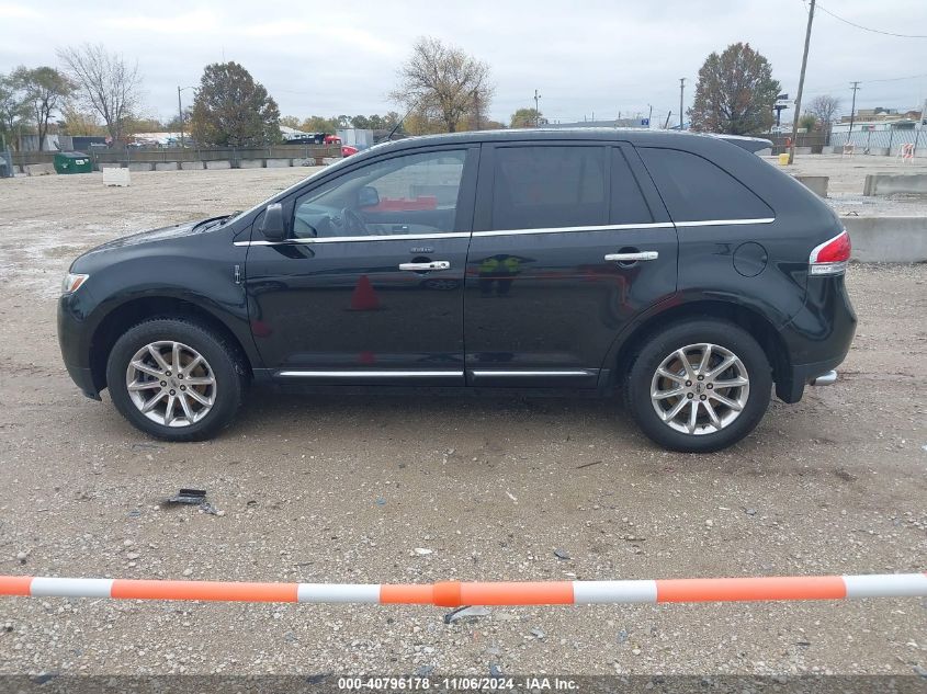 2011 Lincoln Mkx VIN: 2LMDJ8JK2BBJ09865 Lot: 40796178