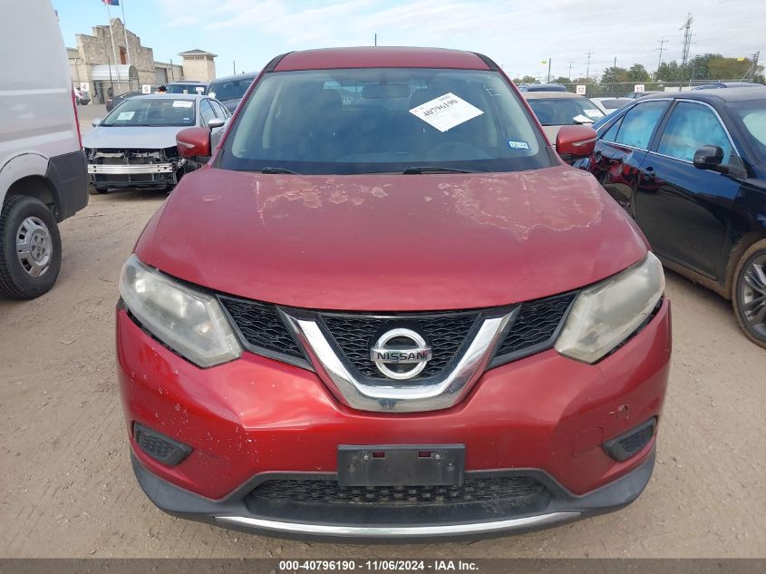 2015 Nissan Rogue S VIN: KNMAT2MT1FP587790 Lot: 40796190