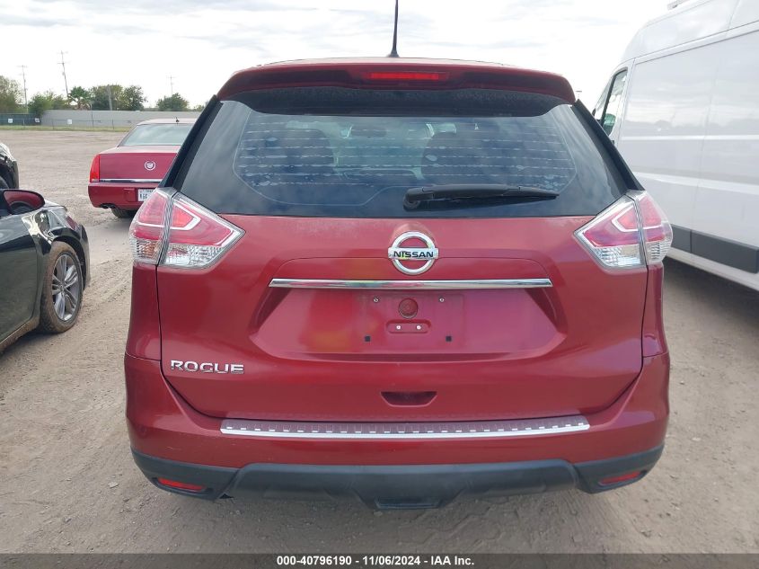 2015 Nissan Rogue S VIN: KNMAT2MT1FP587790 Lot: 40796190