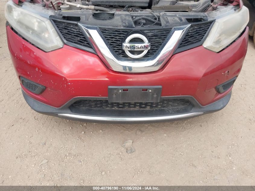 2015 Nissan Rogue S VIN: KNMAT2MT1FP587790 Lot: 40796190