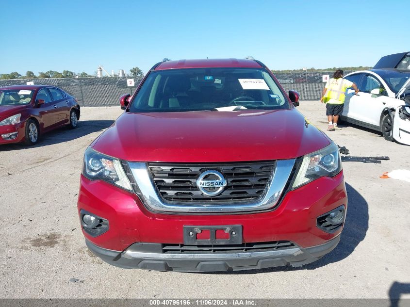 2017 Nissan Pathfinder Sl VIN: 5N1DR2MN6HC624142 Lot: 40796196