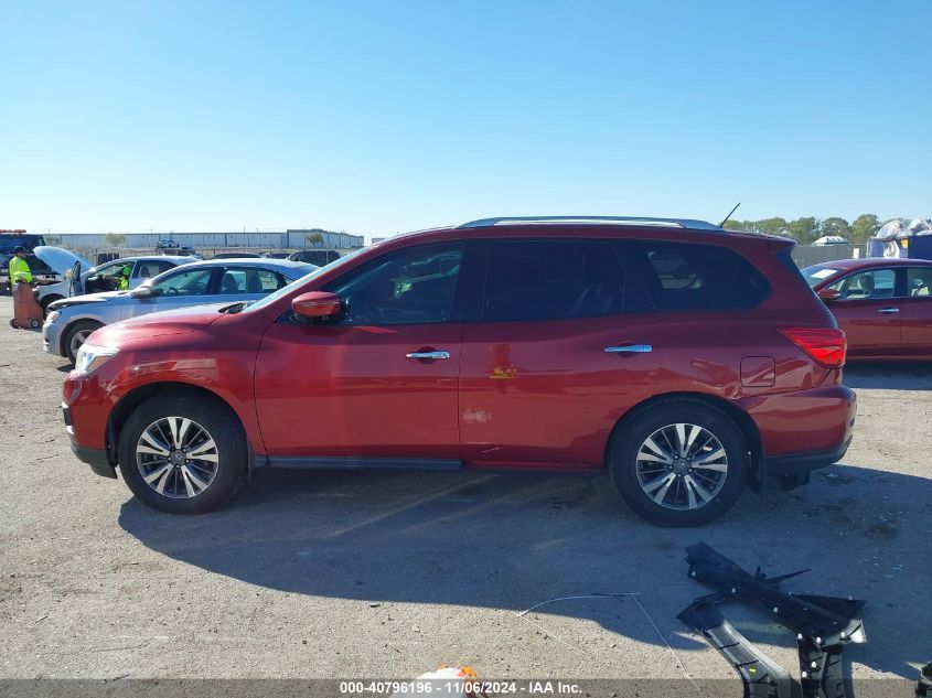 2017 Nissan Pathfinder Sl VIN: 5N1DR2MN6HC624142 Lot: 40796196