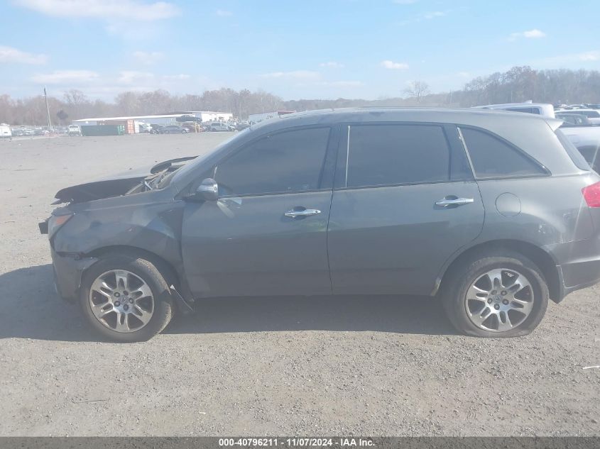 2007 Acura Mdx Technology Package VIN: 2HNYD28497H524760 Lot: 40796211