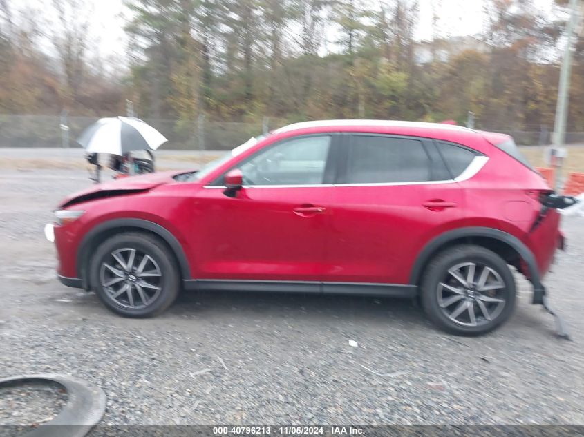 2018 Mazda Cx-5 Grand Touring VIN: JM3KFBDMXJ0377976 Lot: 40796213