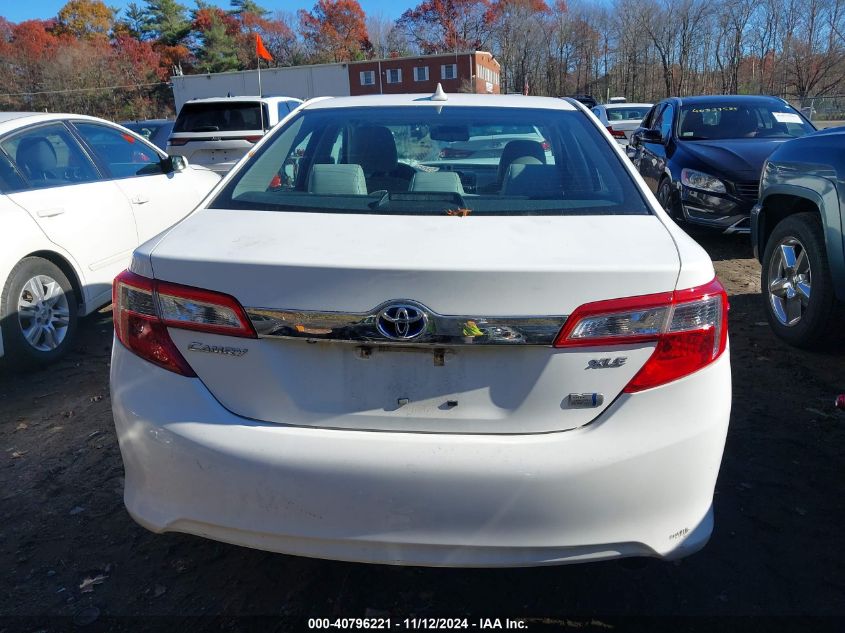 2012 Toyota Camry Hybrid Xle VIN: 4T1BD1FK0CU037926 Lot: 40796221