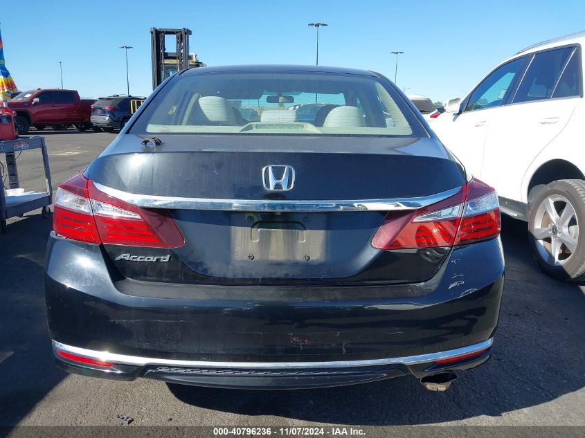 2016 Honda Accord Lx VIN: 1HGCR2F3XGA072717 Lot: 40796236