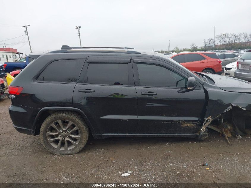 2016 Jeep Grand Cherokee Limited 75Th Anniversary VIN: 1C4RJFBG4GC434576 Lot: 40796243