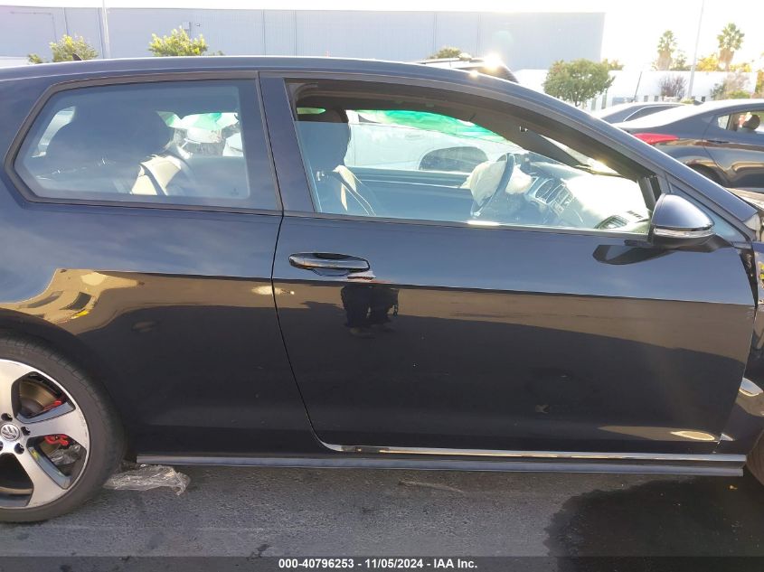 2015 VOLKSWAGEN GOLF GTI 2.0T S 2-DOOR - 3VWYT7AU5FM072240