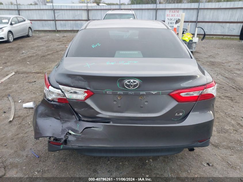 2018 Toyota Camry Le VIN: 4T1B11HK3JU101945 Lot: 40796261