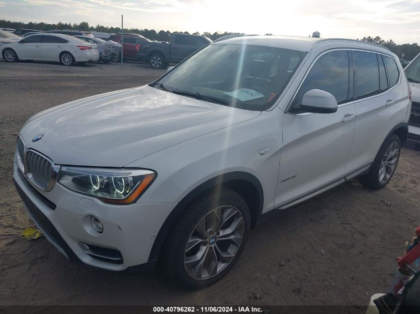 2016 BMW X3 xDrive28D VIN: 5UXWY3C54G0N88084 Lot: 40796262