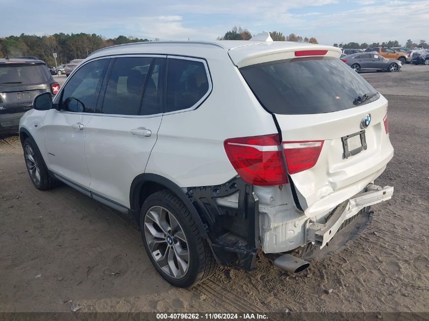 2016 BMW X3 xDrive28D VIN: 5UXWY3C54G0N88084 Lot: 40796262