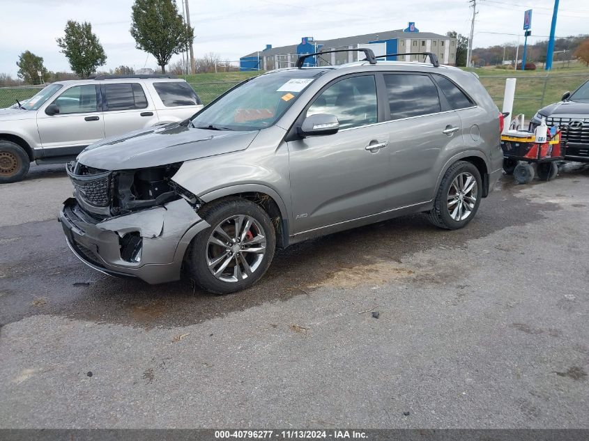 VIN 5XYKWDA7XEG476624 2014 KIA Sorento, Limited V6 no.2