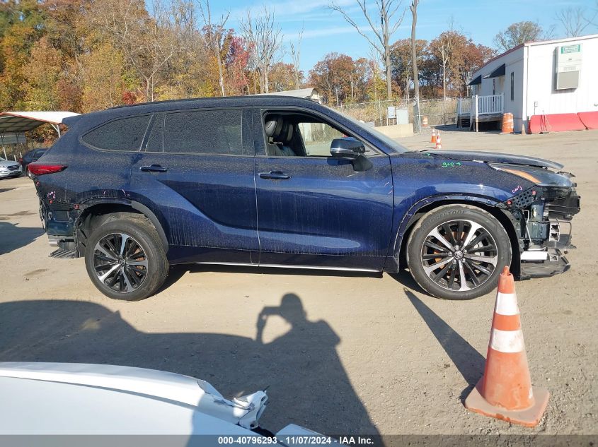 2022 Toyota Highlander Xse VIN: 5TDLZRBH7NS243951 Lot: 40796293