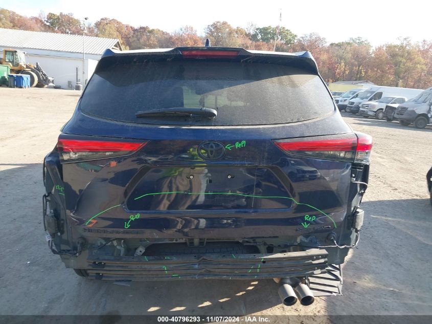 2022 Toyota Highlander Xse VIN: 5TDLZRBH7NS243951 Lot: 40796293