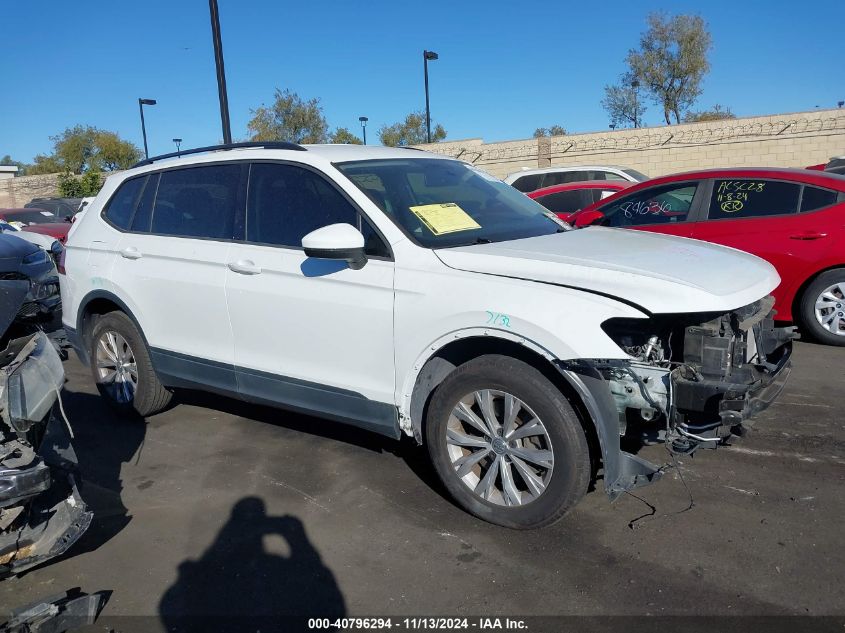 2019 Volkswagen Tiguan 2.0T S VIN: 3VV1B7AX3KM163195 Lot: 40796294