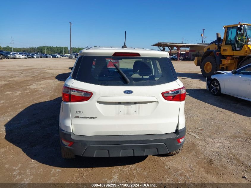 2021 Ford Ecosport S VIN: MAJ3S2FE7MC450566 Lot: 40796299