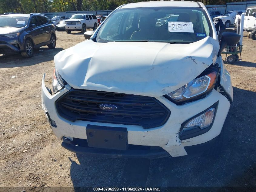 2021 Ford Ecosport S VIN: MAJ3S2FE7MC450566 Lot: 40796299