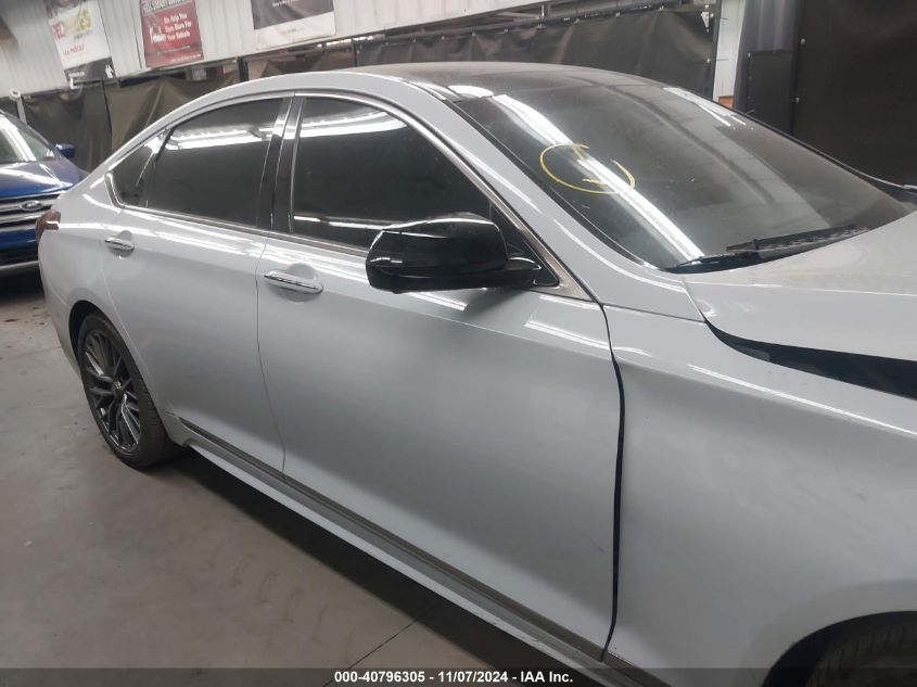 2020 Genesis G80 3.3T Sport Rwd VIN: KMTFN4JB4LU329835 Lot: 40796305