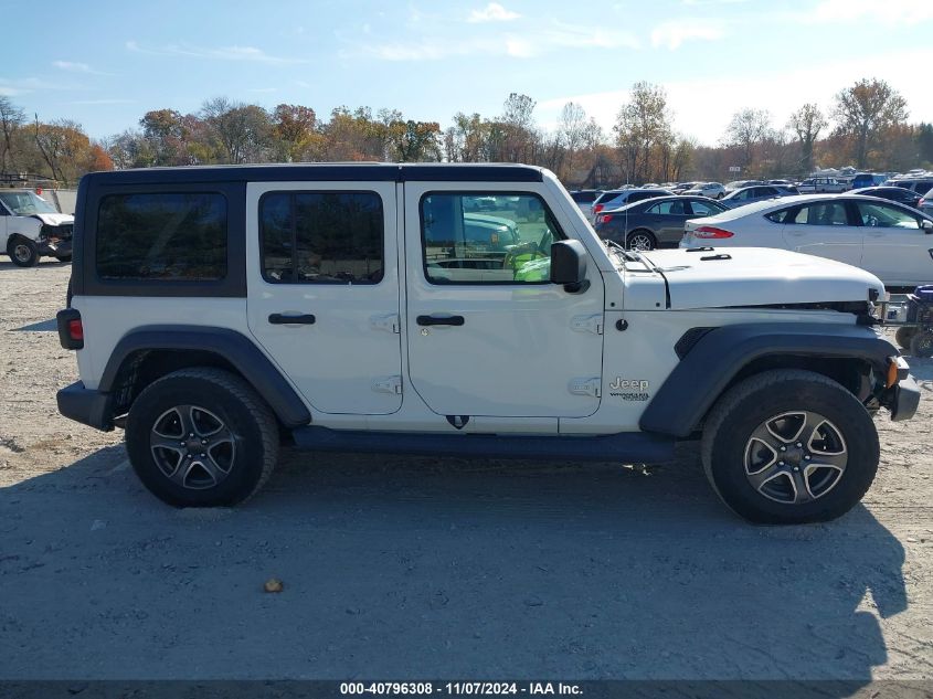 2018 Jeep Wrangler Unlimited Sport S 4X4 VIN: 1C4HJXDG9JW271489 Lot: 40796308