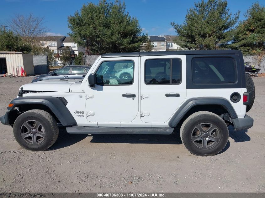 2018 JEEP WRANGLER UNLIMITED SPORT - 1C4HJXDG9JW271489