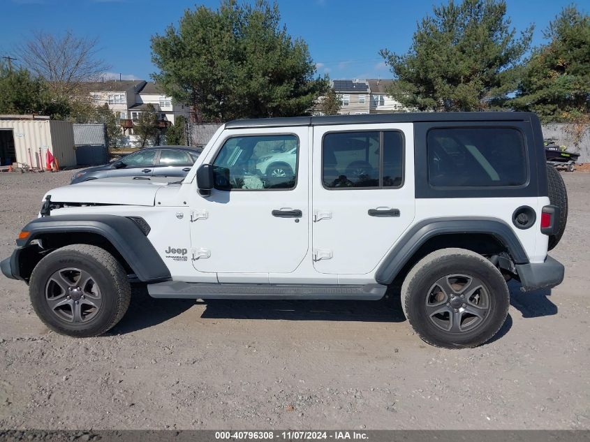 2018 Jeep Wrangler Unlimited Sport S 4X4 VIN: 1C4HJXDG9JW271489 Lot: 40796308