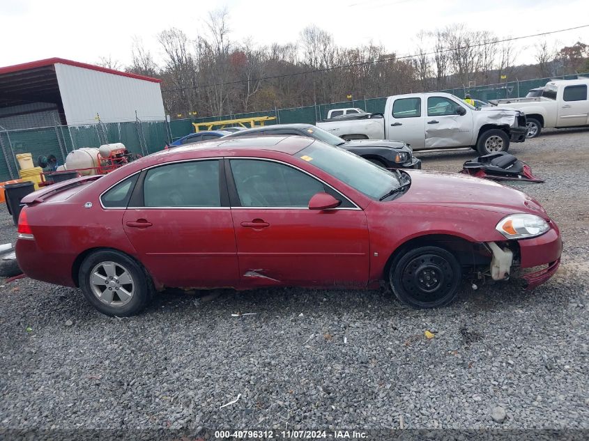 2008 Chevrolet Impala Lt 50Th Anniversary VIN: 2G1WV58K281368302 Lot: 40796312