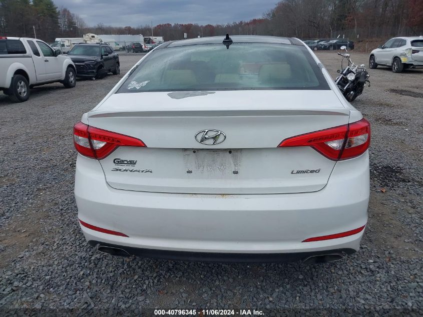 2016 Hyundai Sonata Limited VIN: 5NPE34AF0GH417090 Lot: 40796345