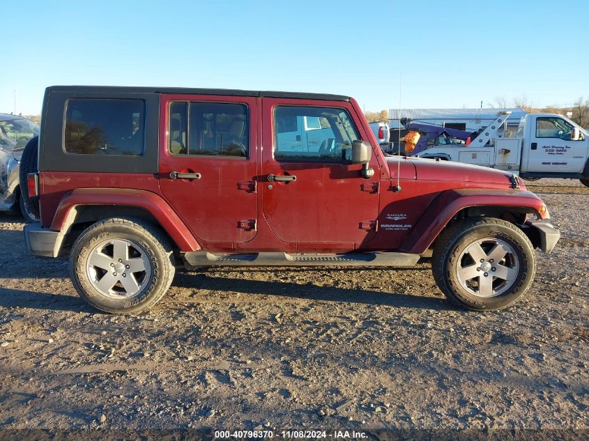 2010 Jeep Wrangler Unlimited Sahara VIN: 1J4HA5H16AL156371 Lot: 40796370