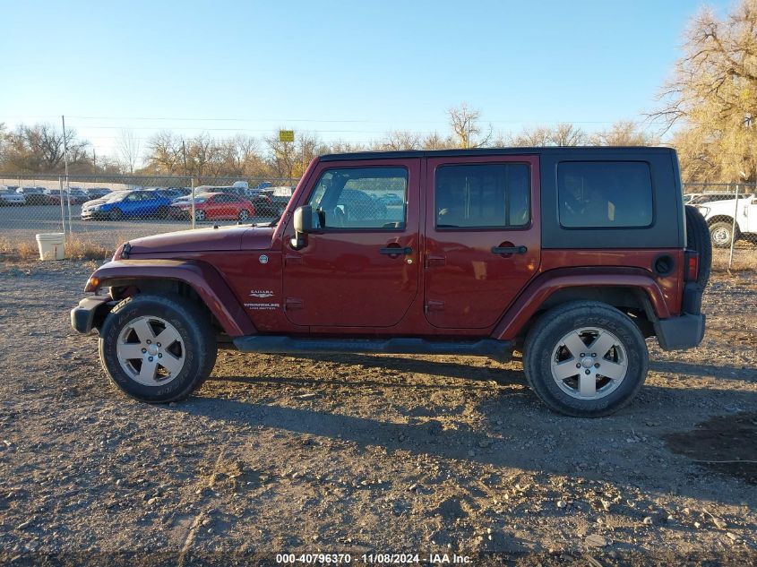 2010 Jeep Wrangler Unlimited Sahara VIN: 1J4HA5H16AL156371 Lot: 40796370