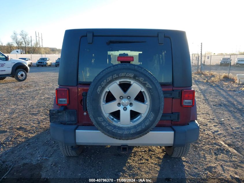 2010 Jeep Wrangler Unlimited Sahara VIN: 1J4HA5H16AL156371 Lot: 40796370