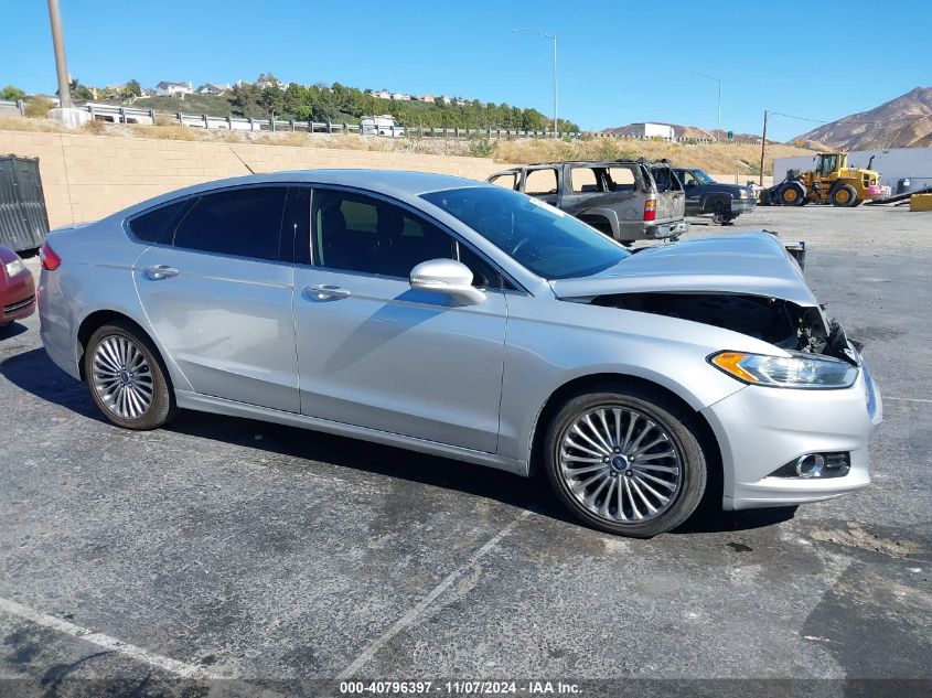 2015 Ford Fusion Titanium VIN: 3FA6P0K98FR164516 Lot: 40796397