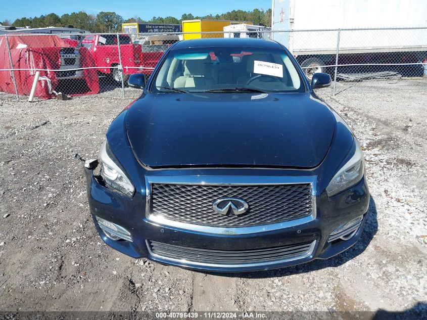 2016 Infiniti Q70L 3.7 VIN: JN1BY1PP3GM630952 Lot: 40796439