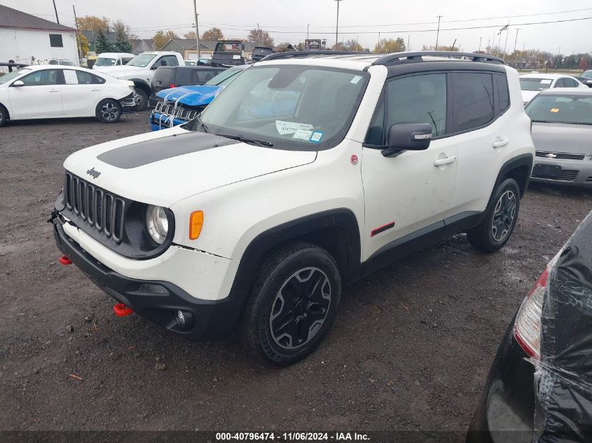 2015 Jeep Renegade Trailhawk VIN: ZACCJBCT8FPB87681 Lot: 40796474